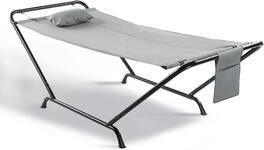 Winado - 7.7FT Freestanding Hammock Set 600LBS Heavy Duty Hammock, Cofy Hammock with Stand, Hammock Bed for Outdoor Yard Patio - Gray