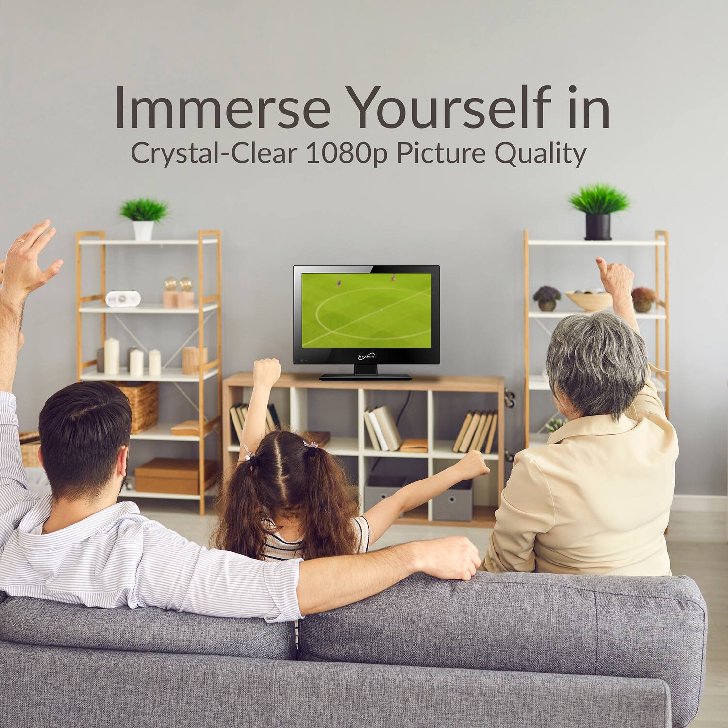 Immerse Yourself in Crystal-Clear 1080p Picture Quality