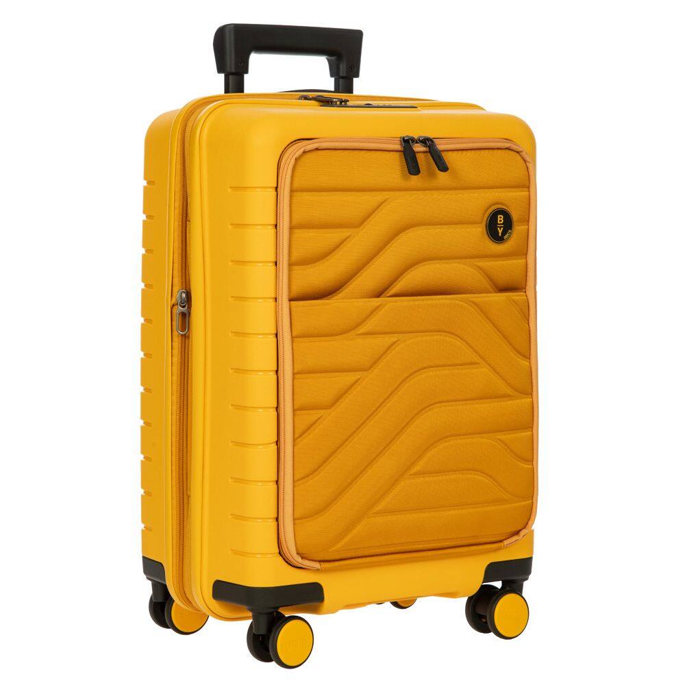 Angle. Bric's - Bric's B|Y Ulisse 21" Expandable Spinner w/Pocket, Mango - Mango.