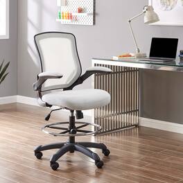 Veer Drafting Chair by Modway - Gray