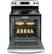 Alt View 2. GE - 5.3 Cu. Ft. Freestanding Electric Range with Self-Cleaning and Sensi-temp Technology - Stainless Steel.