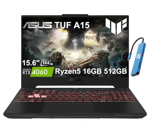 ASUS TUF A15
15.6" 144 Hz
GEFORCE RTX 4060
Ryzen5 16GB 512GB
