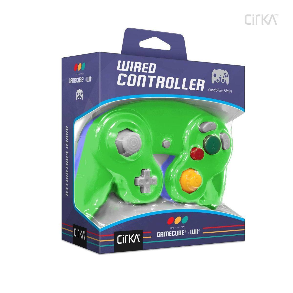 CirkA WIRED GAMECUBE CONTROLLER Contrôleur Filaire WIRED cOn CONTROLLER FOR POUR A GAMECUBE / WII