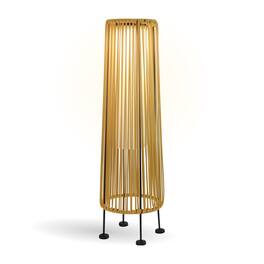 Techko - Indoor Outdoor Solar Takumi Bamboo-Style Floor Lamp