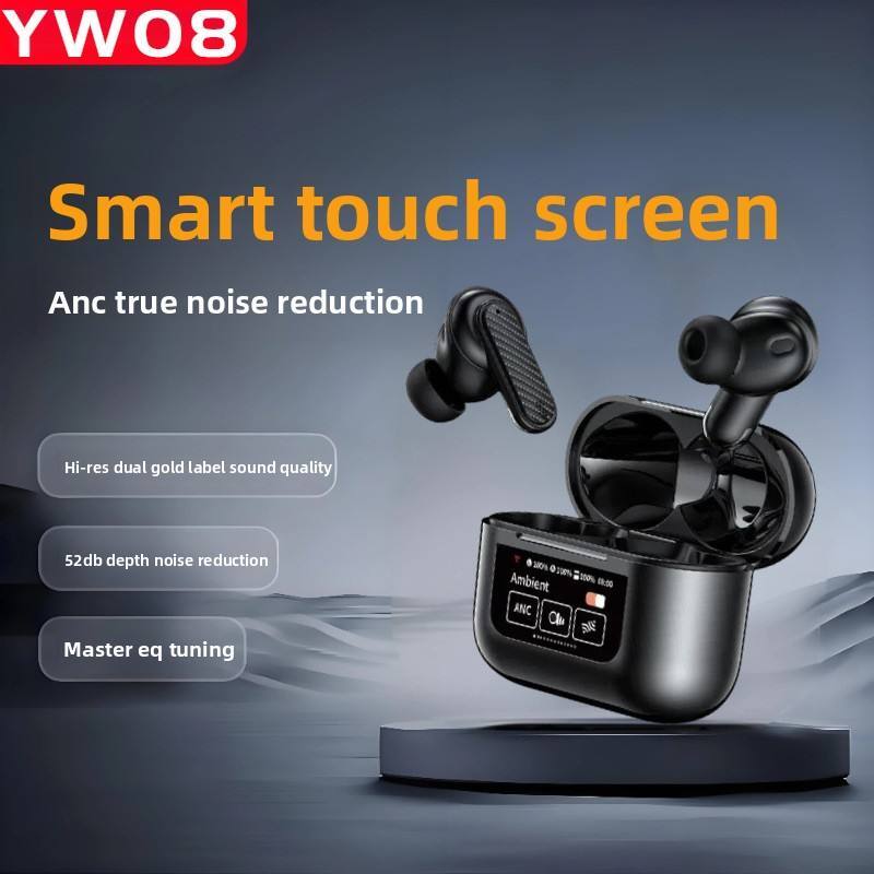 YW08 Smart touch screen  
Anc true noise reduction  
Hi-res dual gold label sound quality  
52db depth noise reduction  
Master eq tuning  
Ambient  
ANC  
Cle