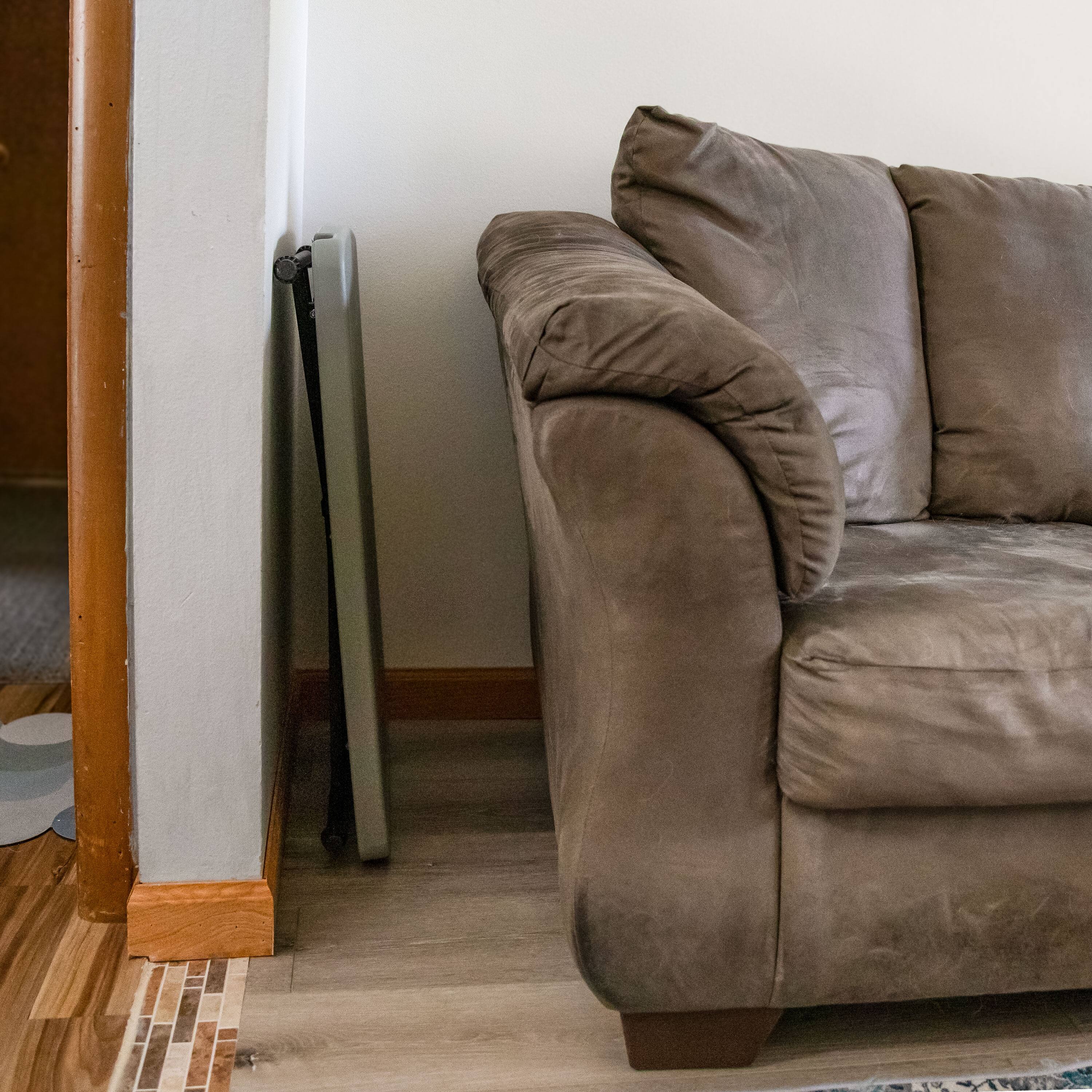 Alt View 3. Sunnydaze - Rectangular Plastic Top Adjustable Leg Patio Table - Gray.