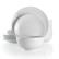 Alt View 8. Elama - Elama Luna 18 Piece Porcelain Dinnerware Set in White - White.
