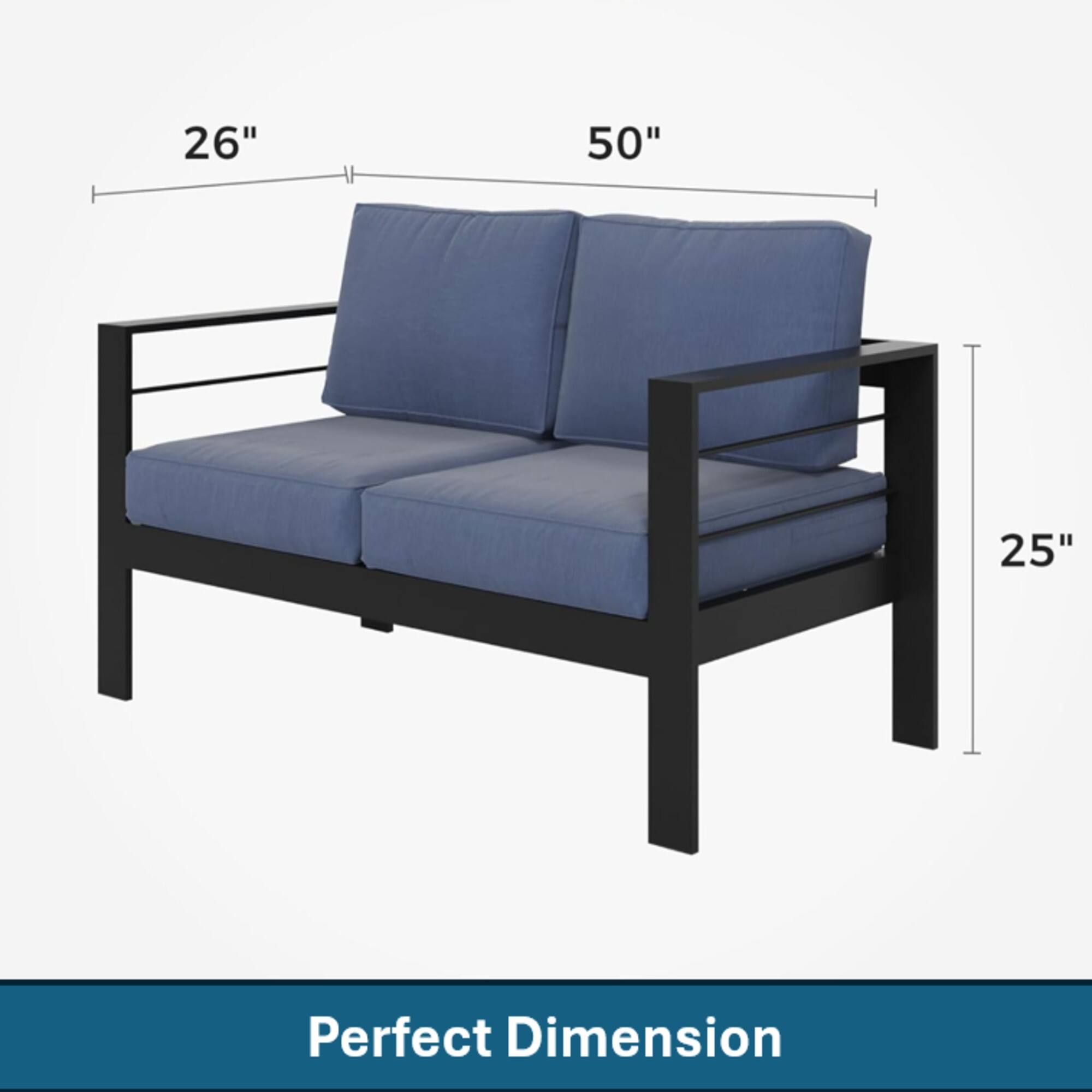 26" 50" 25"  
Perfect Dimension