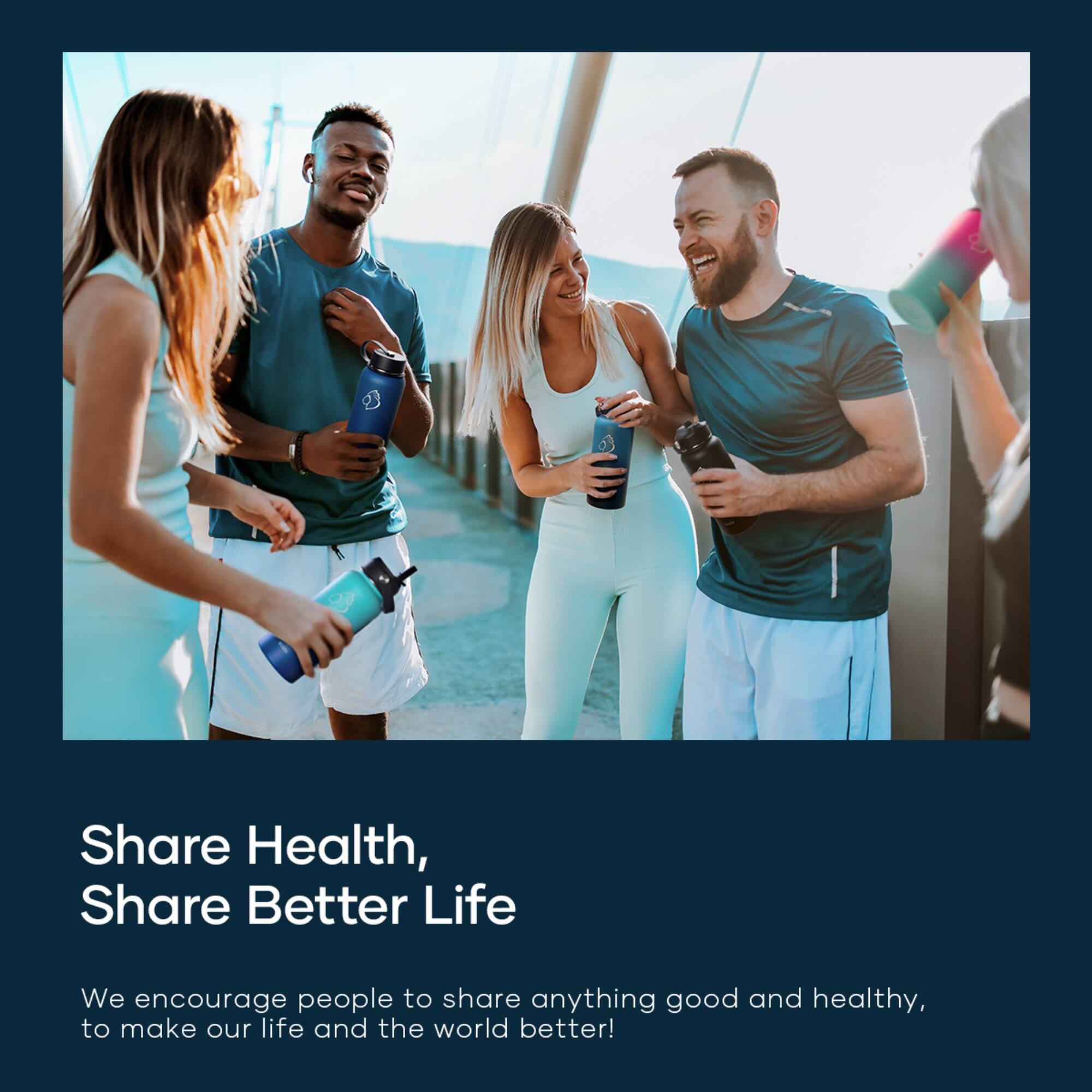 Share Health, Share Better Life
We encourage people to share anything good and healthy, to make our life and the world better!