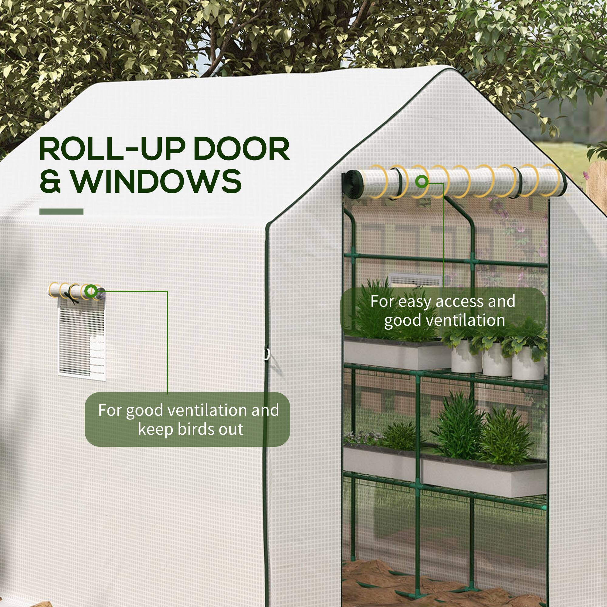 ROLL-UP DOOR & WINDOWS

For easy access and good ventilation

For good ventilation and keep birds out