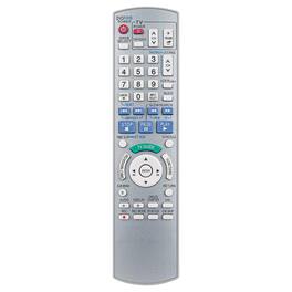 ZdalaMit - Replacement Remote EUR7659Y90 for Panasonic DVD/TV DMR-EH75 DMR-EH75V DMR-EH75VS DMREH75V DMREH75VP DMREH75VS DMRE85H - Silver