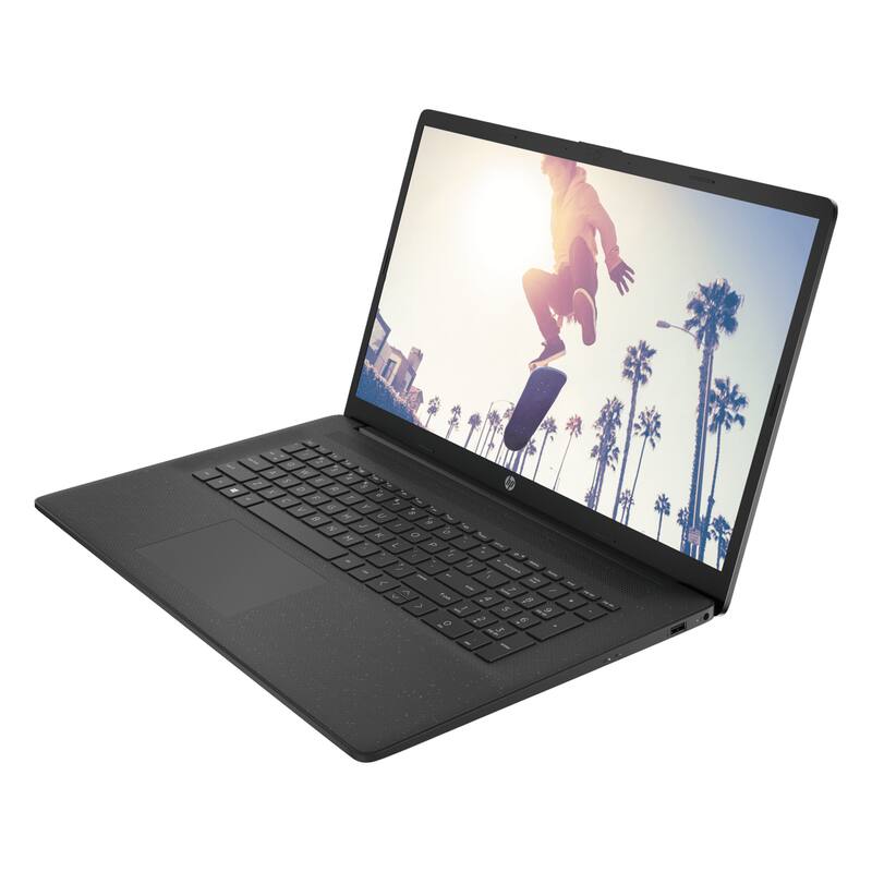 Alt View 1. HP - HP 17.3" FHD Laptop,AMD Ryzen 7 7730U,16GB RAM,1TB SSD,AMD Radeon Graphics,Win 11 Pro,Black - Black.