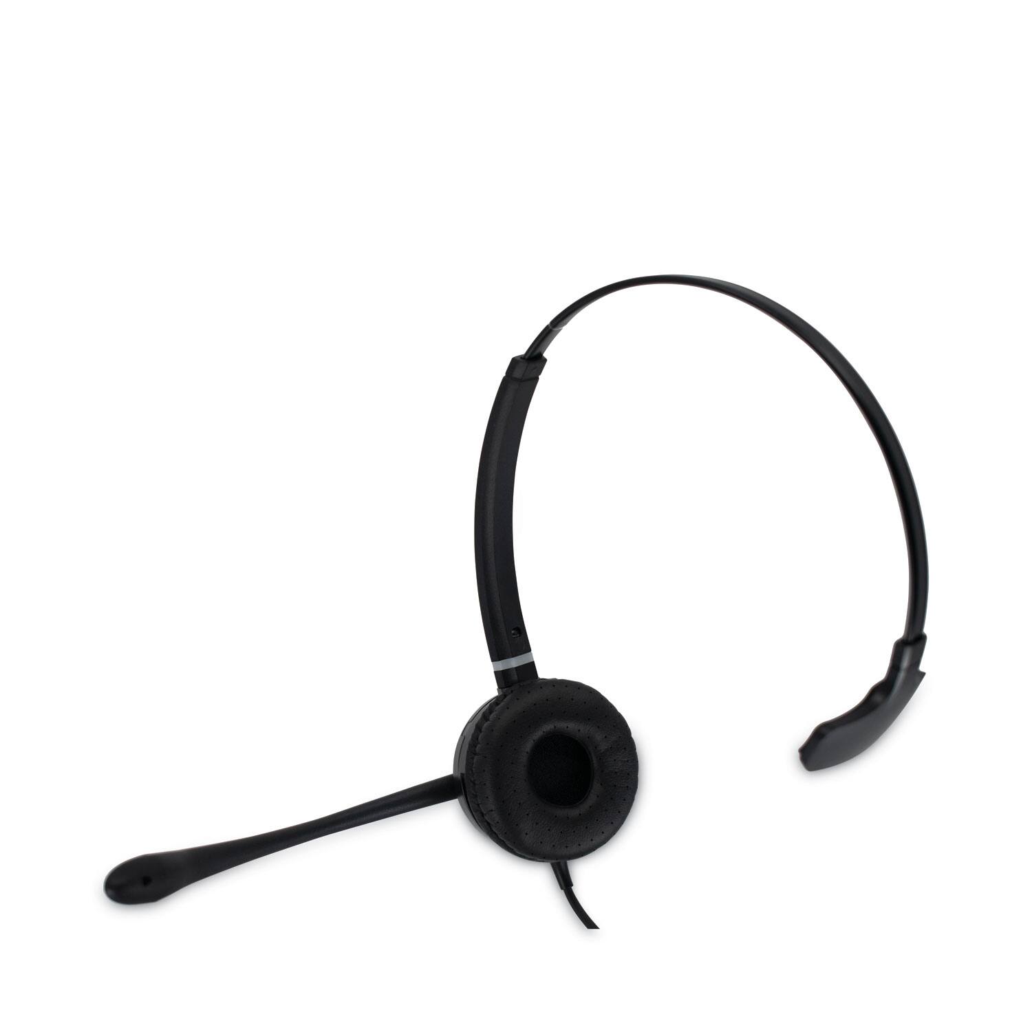 Alt View 2. Spracht - Spracht HSWDUSB1 Monaural Over The Head Headset - Black - Black.
