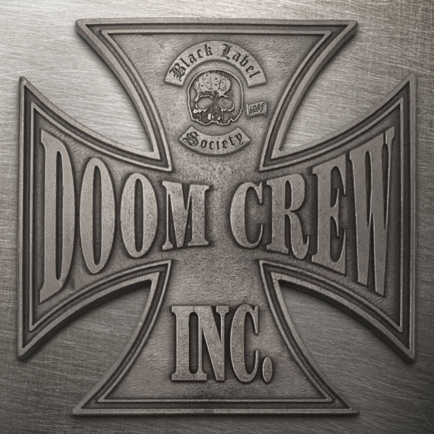 Black Label Society - Doom Crew Inc. "Indie Variant" (Clear & Black Ice w/Grey/White Splatter)   - VINYL LP
