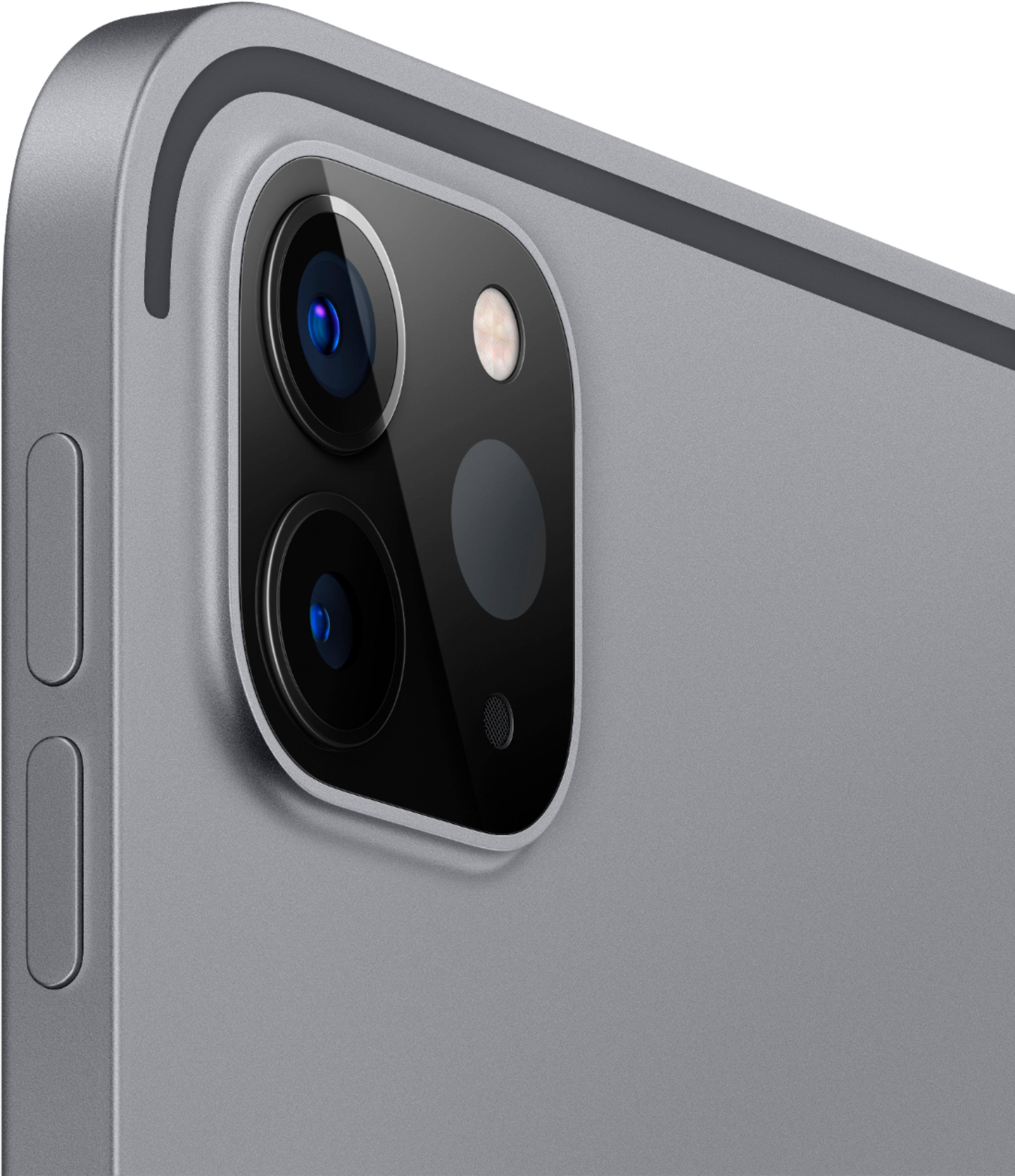 Alt View 1. Apple - Apple - 12.9-Inch iPad Pro (4th Generation) (2020) Wi-Fi - 256GB - Space Gray.