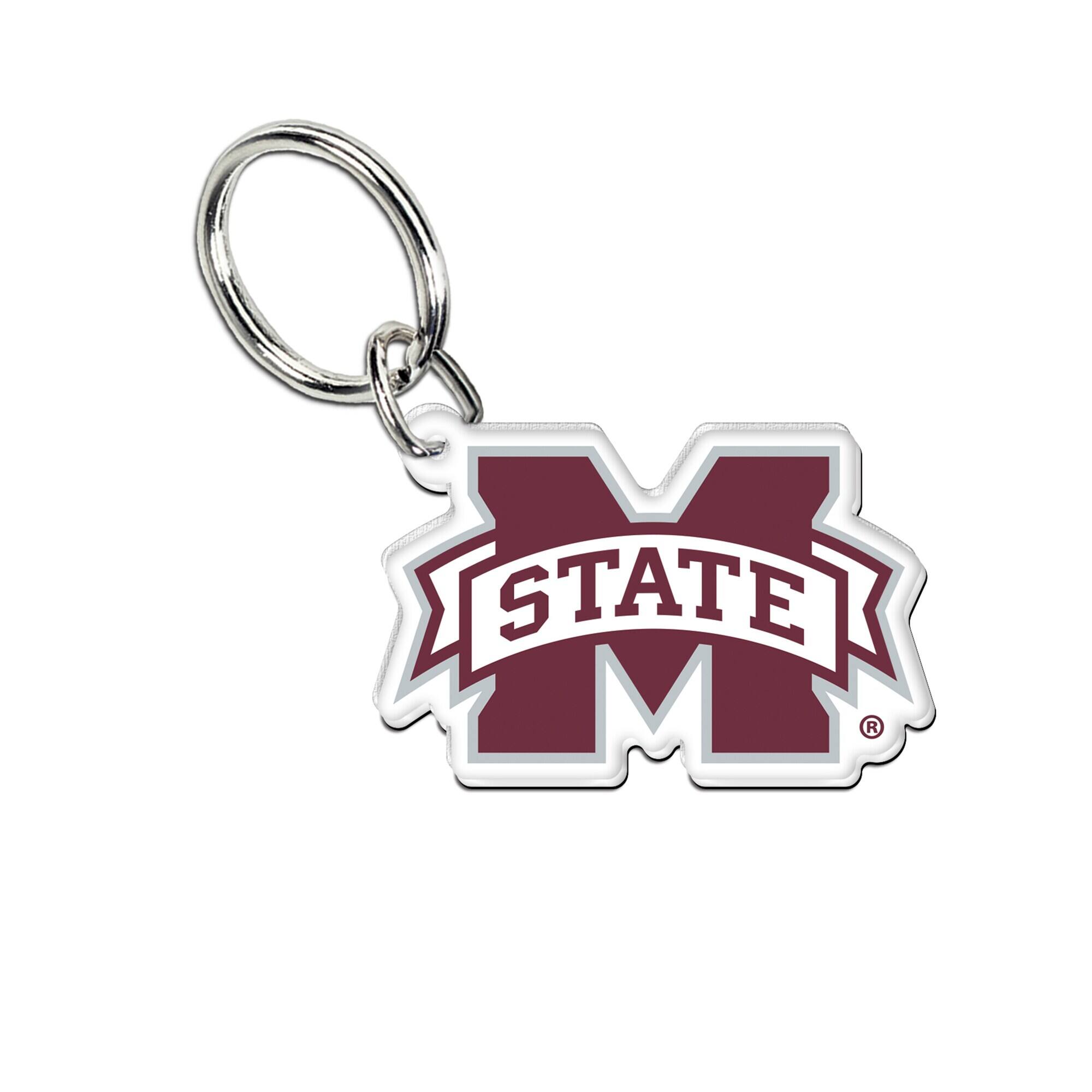 Photos - Wallet Ring WinCraft - Mississippi State Bulldogs Premium Acrylic Core Key  - Multicolor 203427275 
