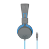 Front. JLab - Jbuddies Studio On-Ear Kids Wired USB-C Headphones - Grey.