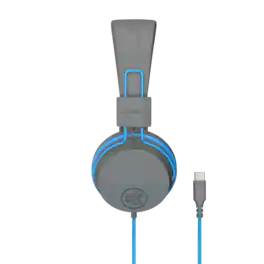 JLab - Jbuddies Studio On-Ear Kids Wired USB-C Headphones - Gray