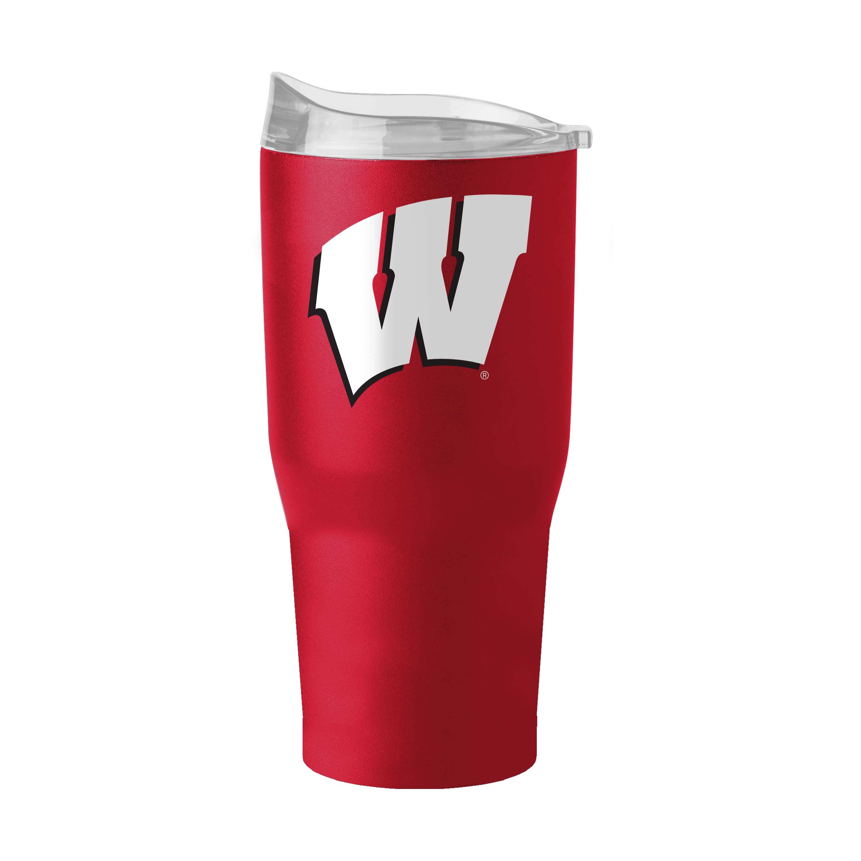 Logo Brands - Wisconsin Badgers 30oz. Flipside Powder Coat Tumbler - Multicolor