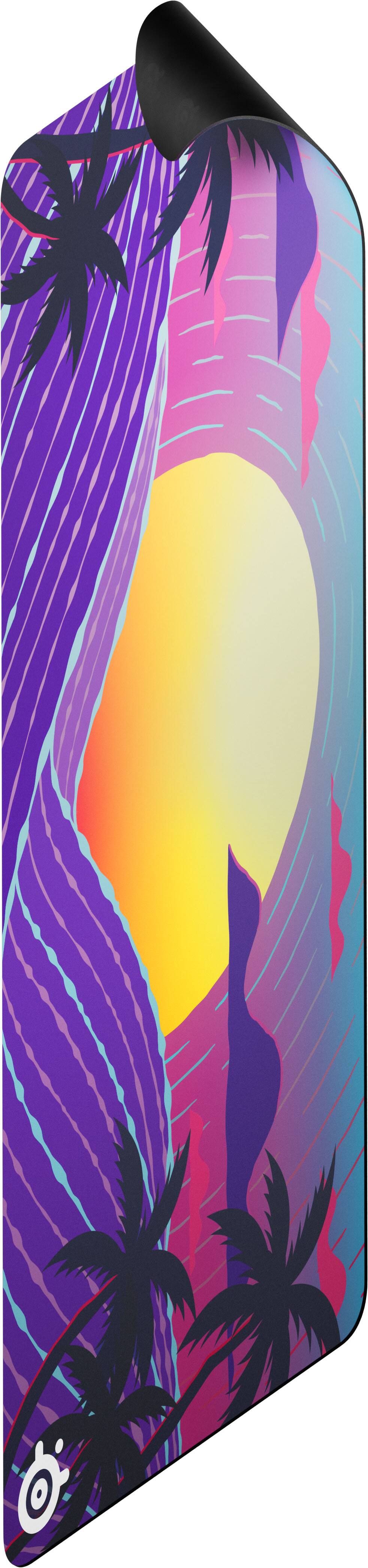 Alt View 7. SteelSeries - QcK Cloth Gaming Mouse Pad (XXL) - Neon Sunset Edition - Multicolor.
