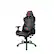 Angle. Arozzi - Verona Signature Premium PU Leather Ergonomic Gaming Chair - Black - Red Accents.