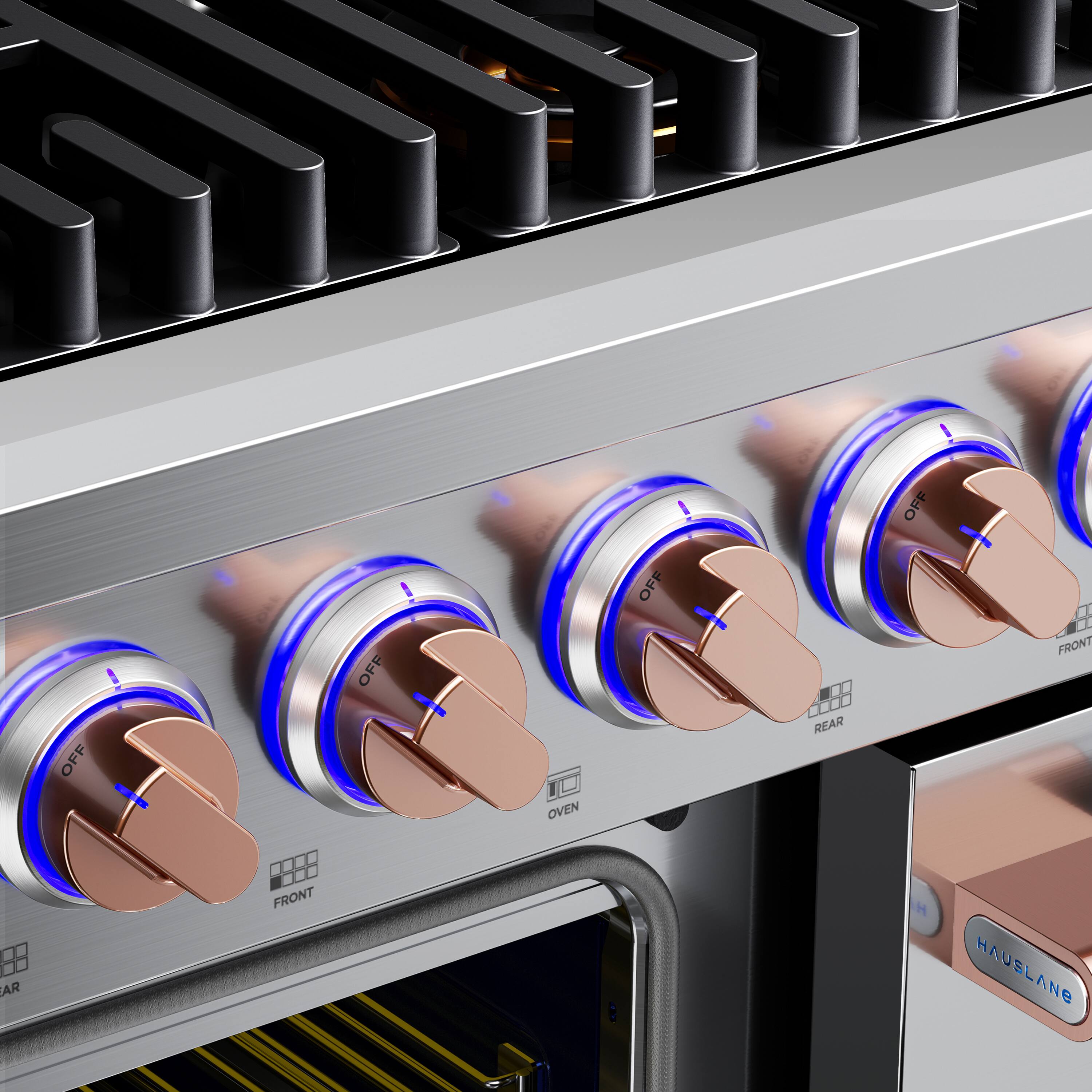 OFF OFF OVEN  
OFF OFF FRONT REAR  
FRONT REAR  
HAUSLANE