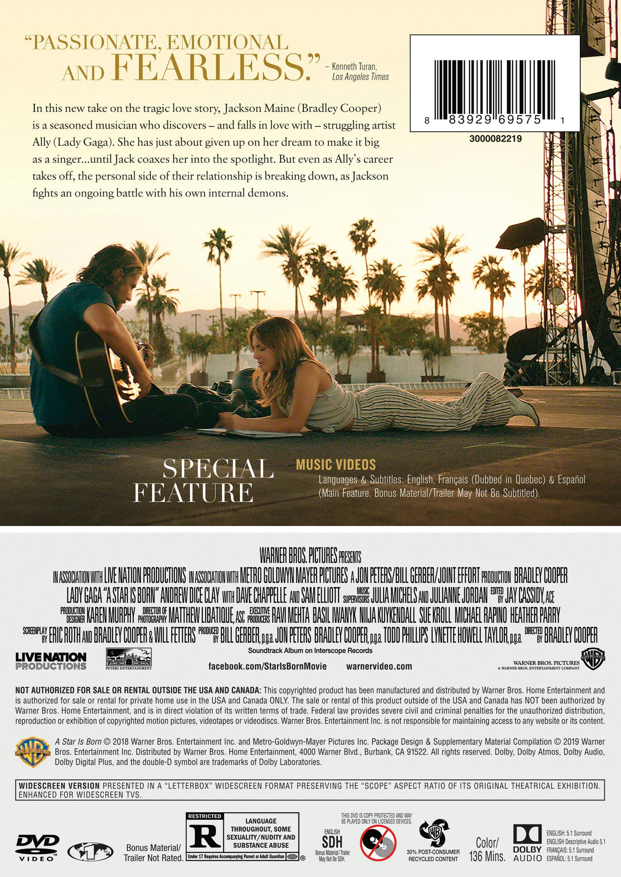 Angle. A Star Is Born (DVD Single Disc) [DVD].