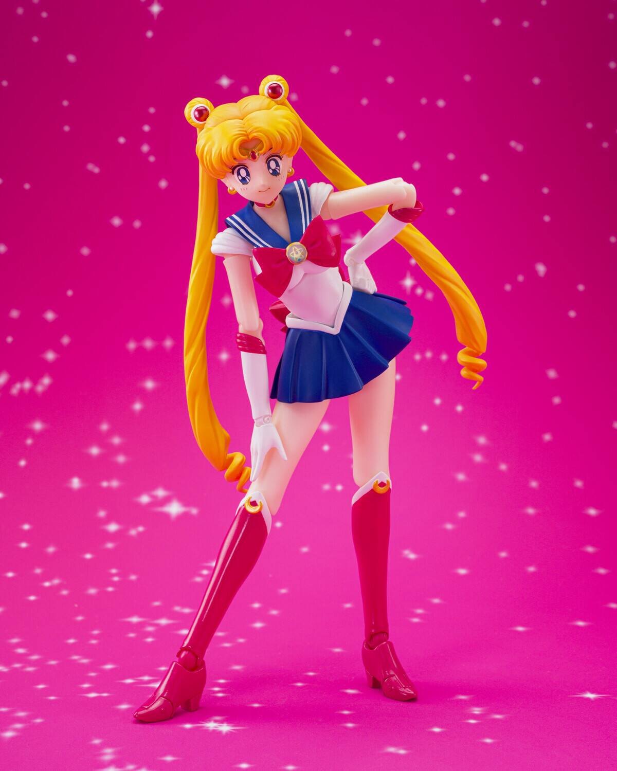 Alt View 4. PopMarket - Tamashii Nations - Sailor Moon - S.H.Figuarts - Crystal Star Compact Edition Action Figure   - COLLECTIBLES - Multicolor.