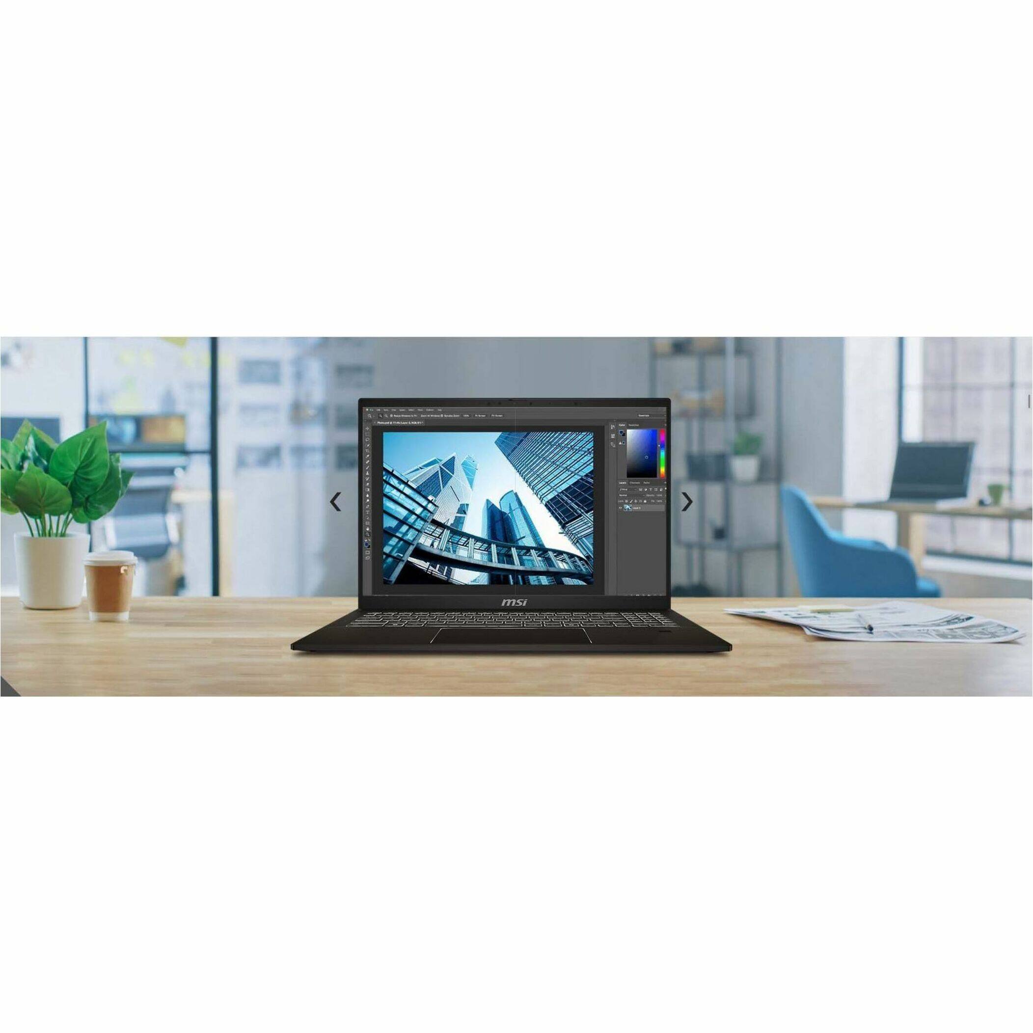 Alt View 28. MSI - Summit E16 AI Studio A1V 2-in-1 16" Touch Screen Laptop - Intel Core Ultra 7 with 32GB Memory - Ink Black, Black.