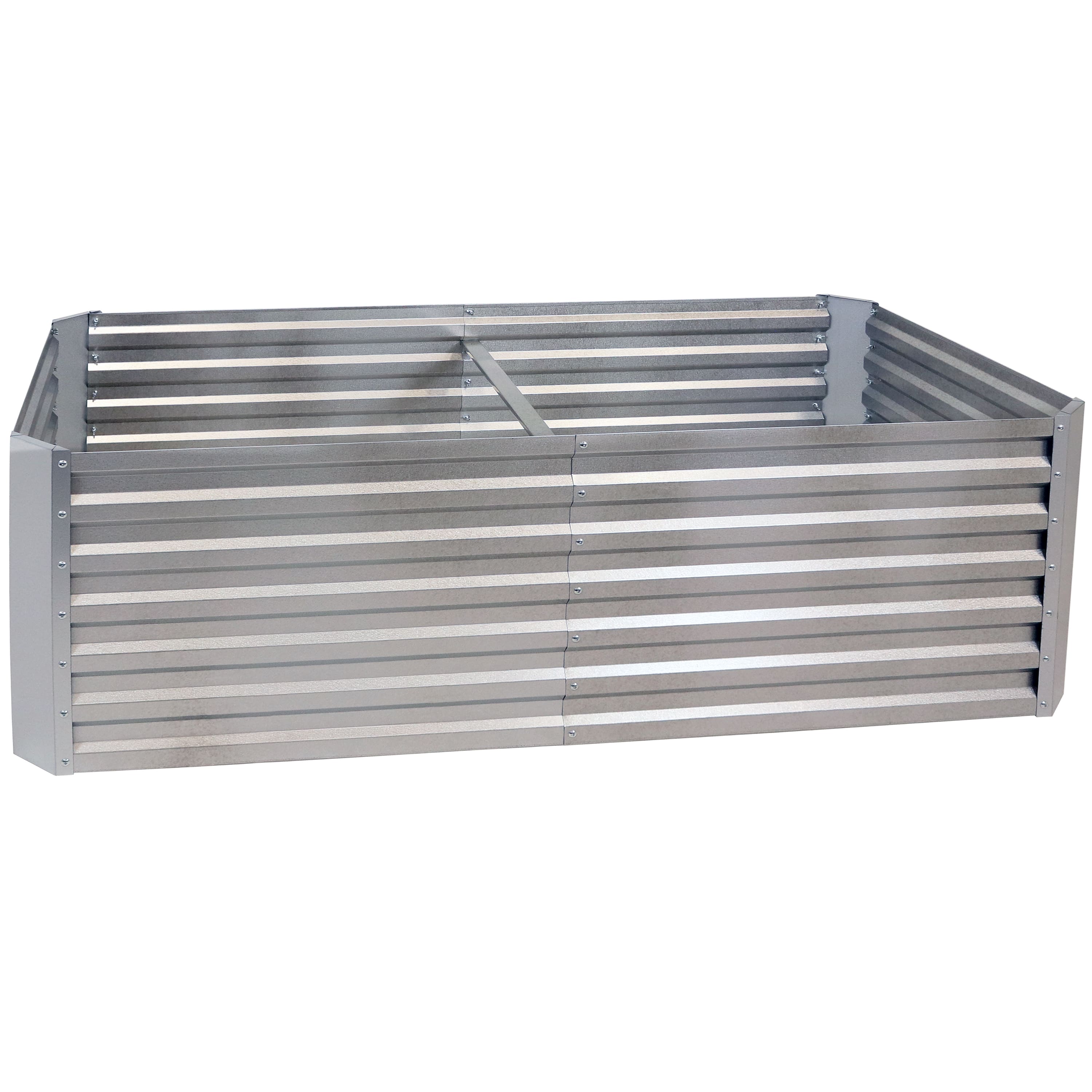 Sunnydaze - Galvalume Steel Rectangle Raised Garden Bed - 71 in - Silver price history on PriceWatchPro