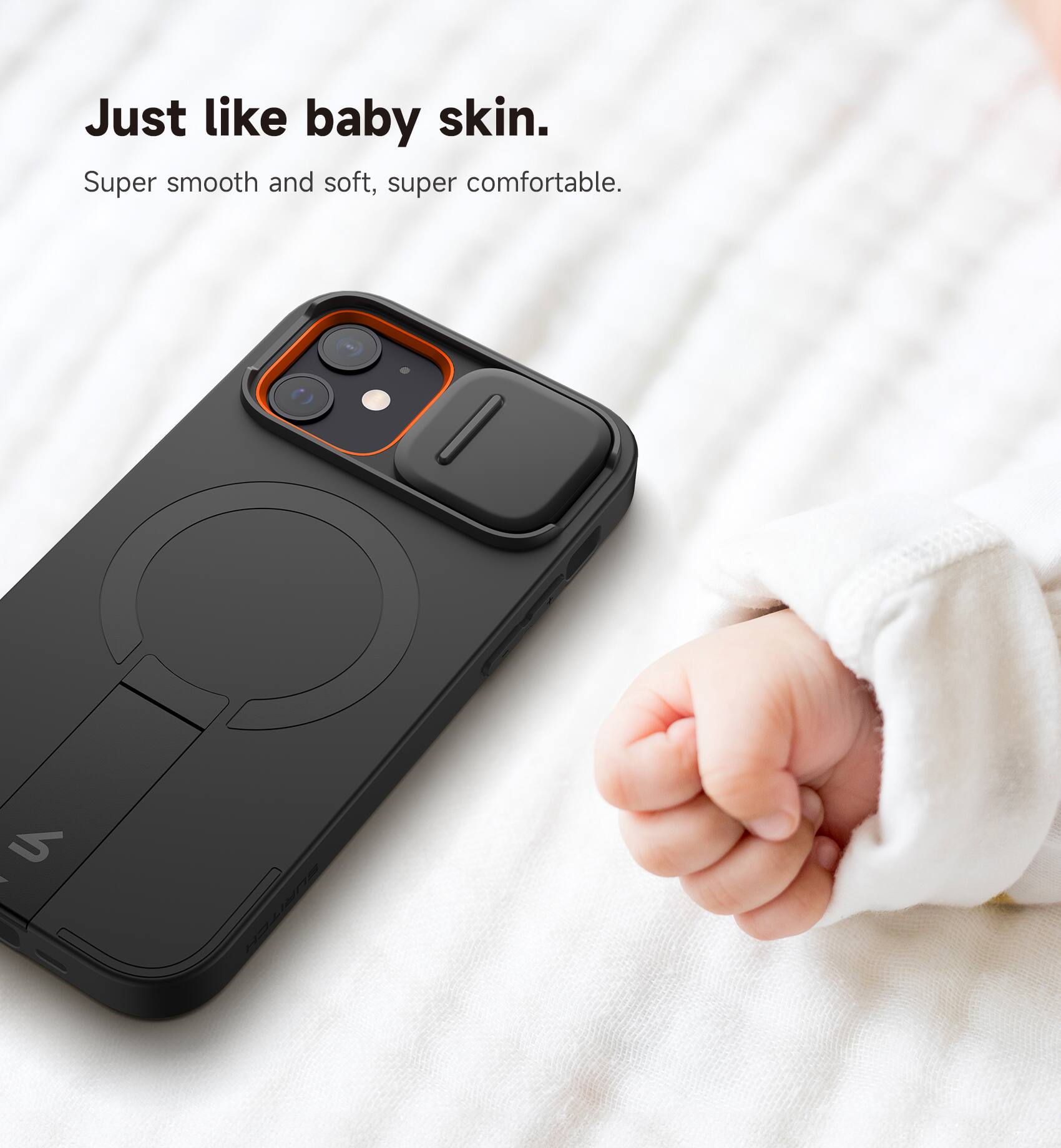 Just like baby skin.  
Super smooth and soft, super comfortable.  
U - SURITEN.