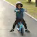 Alt View 15. HiBoy - Hiboy U2 Lite Electric Scooter for Kids, Up to 9 Mph, Neon Lights, 5 Mile Range, Electric Scooter with Seat - Blue.