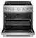 Alt View 1. KitchenAid - 5.1 Cu. Ft Commercial Gas Range with No Preheat Air Fry Mode and 6 Burner - Stainless Steel.