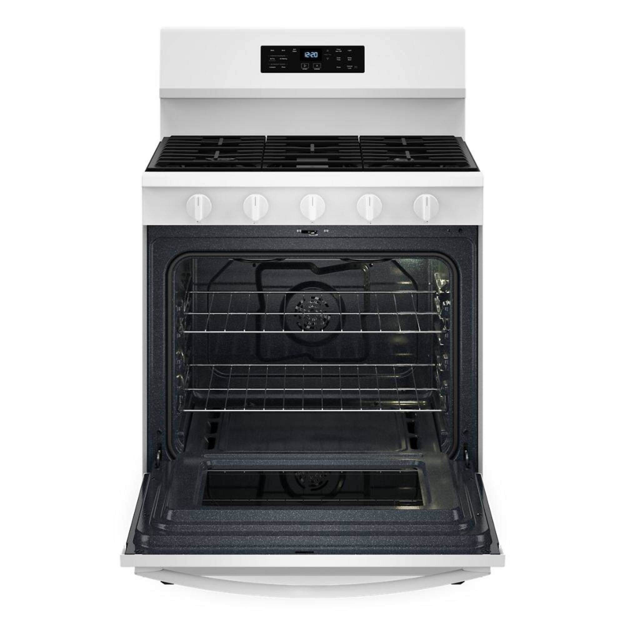 Alt View 3. Whirlpool - 5.0 Cu. Ft. Freestanding Single Gas Range with Air Fry and Air Baking - White.