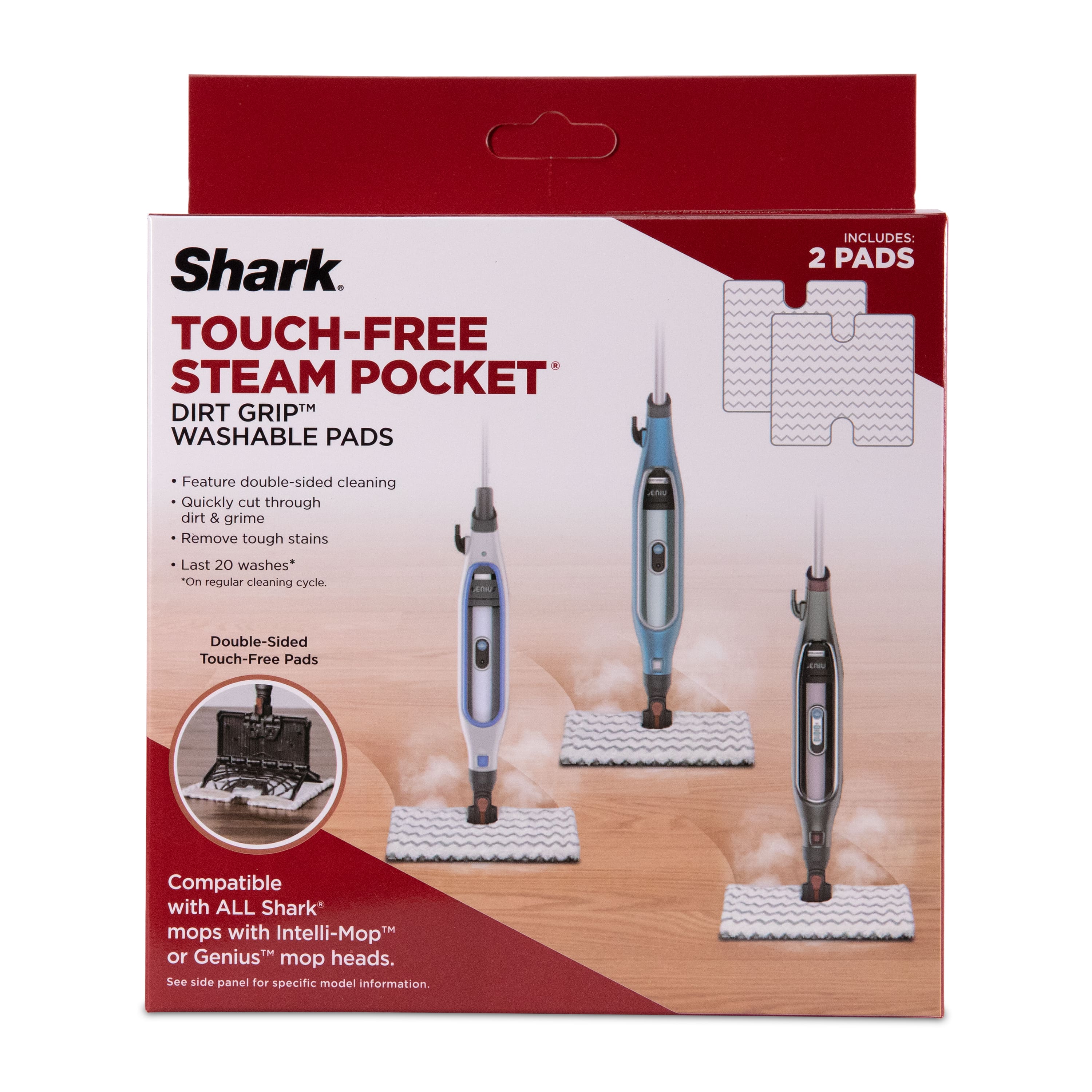Shark - Replacement Pad for Click n Release Steam Mop - 1 each