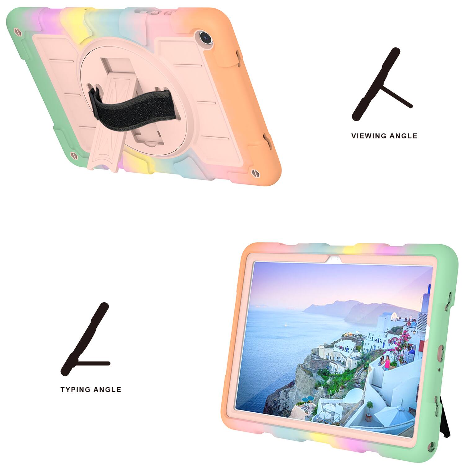 1. VIEWING ANGLE
2. TYPING ANGLE