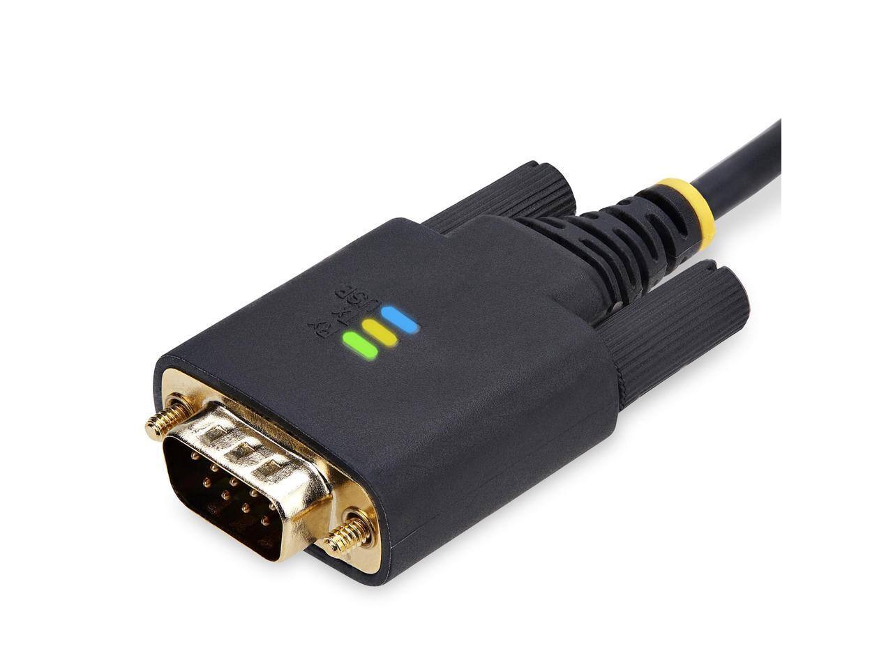 Alt View 6. StarTech.com - StarTech 10ft (3m) USB to Null Modem Serial Adapter Cable 1P10FFCN-USB-SERIAL.