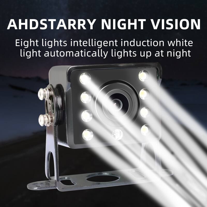 AHDSTARRY NIGHT VISION  
Eight lights intelligent induction white light automatically lights up at night