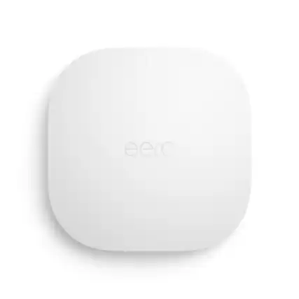 Front. eero - eero PoE 7 Tri-band Wi-Fi 7 Mountable Access Point (1-pack) - White.