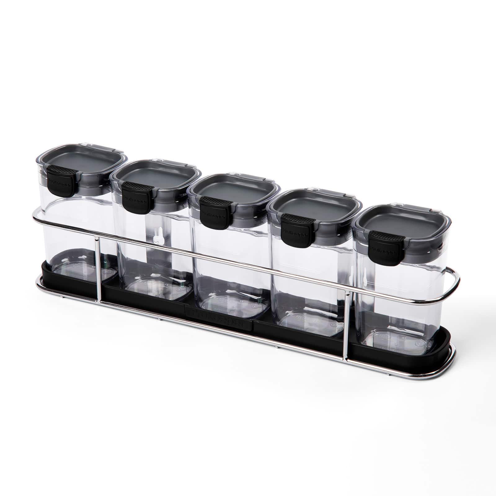Progressive International - ProKeeper+ Airtight Storage Container Set, 6-Piece, Plastic - Clear