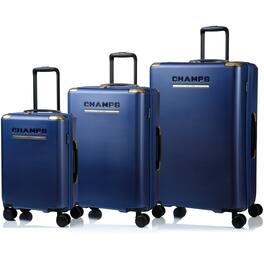 Champs - Luxe II collection - 3-piece Hardside Luggage set - Navy