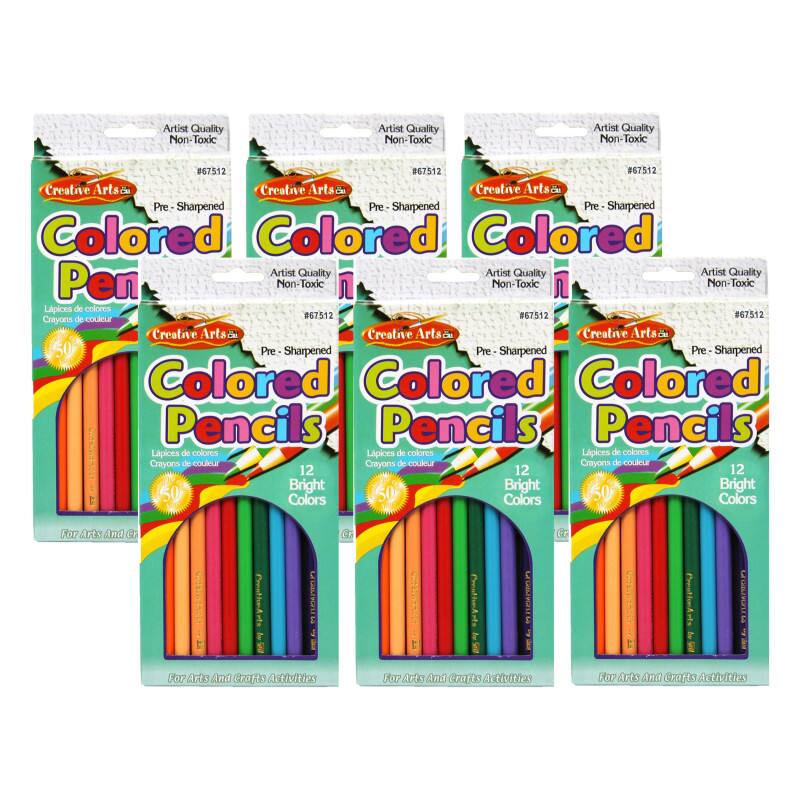 Artist Quality Non-Toxic  
#67512  
Creative Arts  
Pre-Sharpended  
Colored Pencils  
Lpices de colores  
Crayons de couleur  
12 Bright Colors  
50 Colors  
For Arts And Crafts Activities  

Artist Quality Non-Toxic  
#67512  
Creative Arts  
Pre-Sharpended  
Colored Pencils  
Lpices de colores  
Crayons de couleur  
12 Bright Colors  
50 Colors  
For Arts And Crafts Activities  

Artist Quality Non-Toxic  
#67512  
Creative Arts  
Pre-Sharpended  
Colored Pencils  
Lpices de colores  
Crayons de couleur  
12 Bright Colors  
50 Colors  
For Arts And Crafts Activities