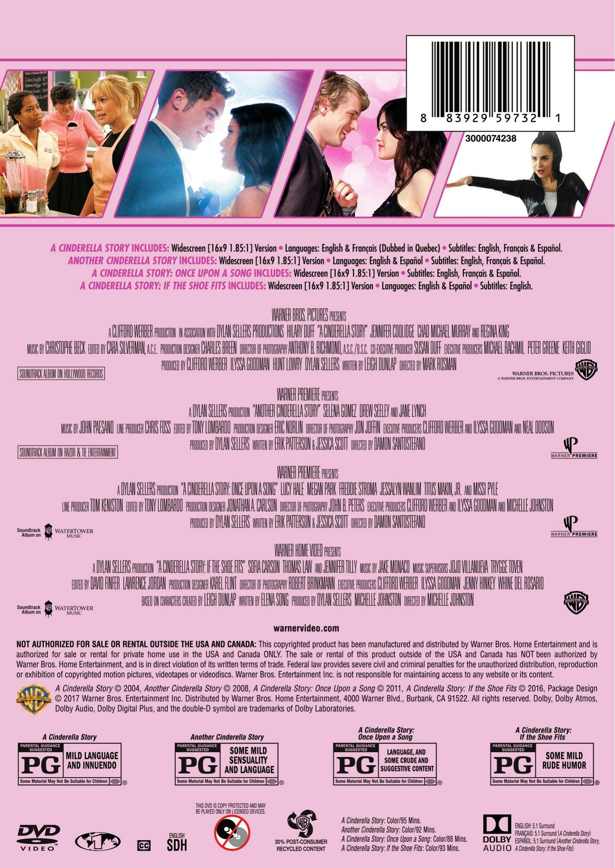 Angle. A Cinderella Story Collection (DVD Set) [DVD].