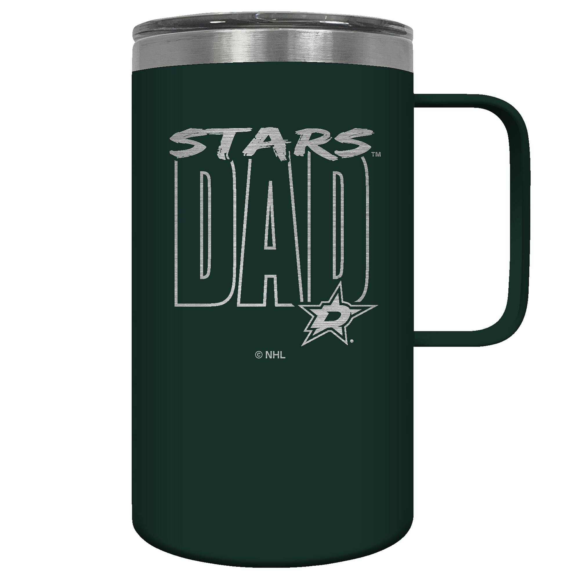 Great American Products - Dallas Stars Dad 18oz. Hustle Travel Mug - Multicolor
