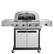 Front. Cuisinart - Propel Four Burner 3-in-1 Gas Grill - Stainless Steel.