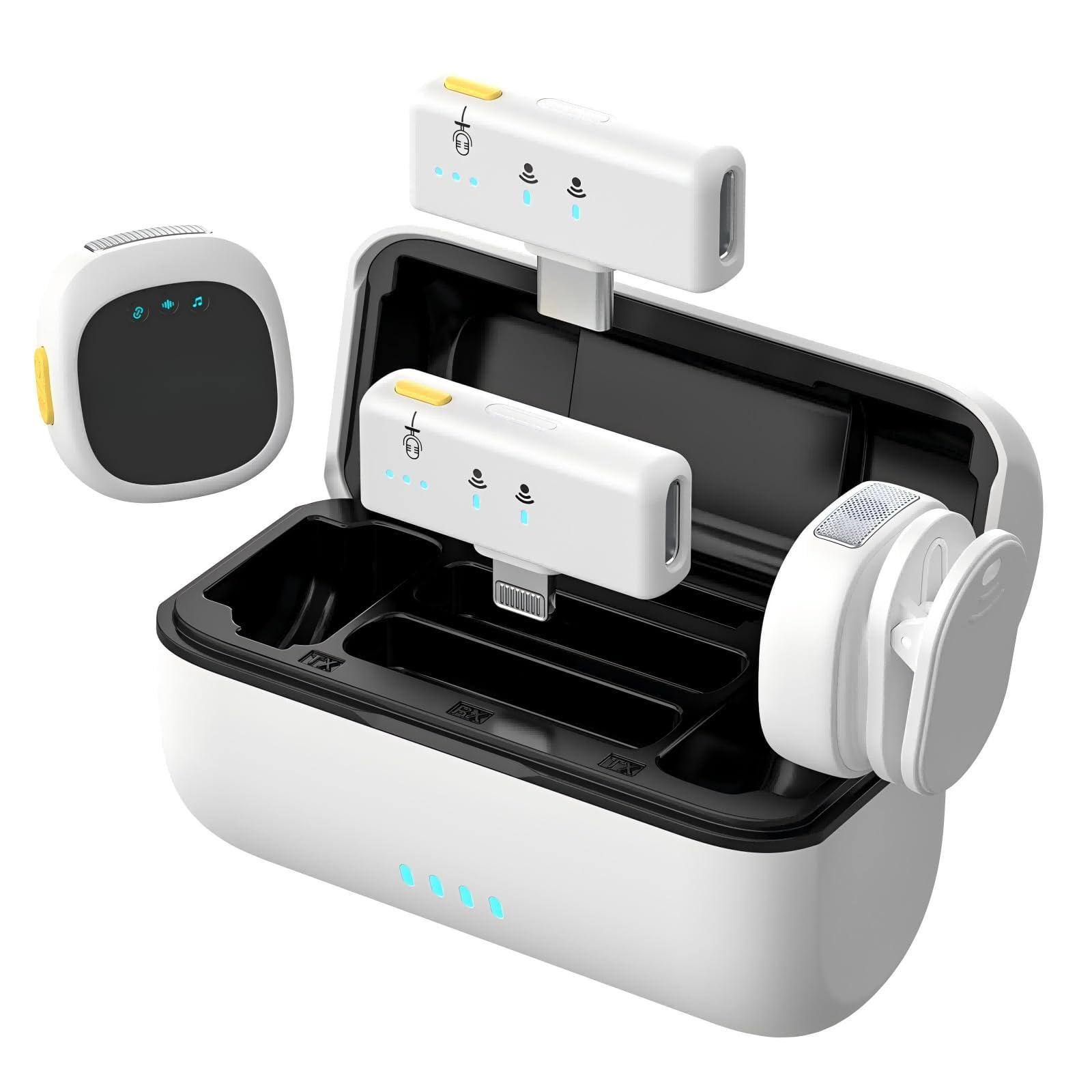 White USB-C + Lightning (White)