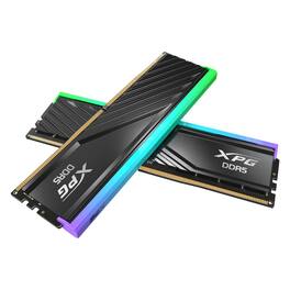 ADATA - Lancer Blade RBG DDR5 6000MHz CL36 32GB (2x16GB) PC5-48000 RAM 288-Pin UDIMM Kit Heatsink - Black