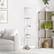 Alt View 11. Simple Designs - Round Etagere Storage Floor Lamp with 2 USB, 1 Outlet - White.