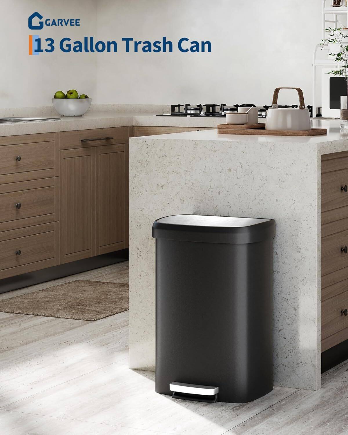 GARVEE  
13 Gallon Trash Can
