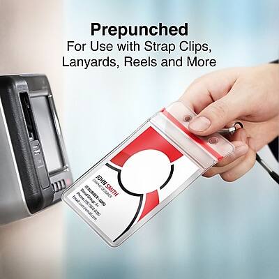 Prepunched  
For Use with Strap Clips, Lanyards, Reels and More  

JOHN ID CAMPHEDESCER  
Phone: [Flood Number]  
Email: [000]@unergemal.com  
Group: 0000 0000  
A+